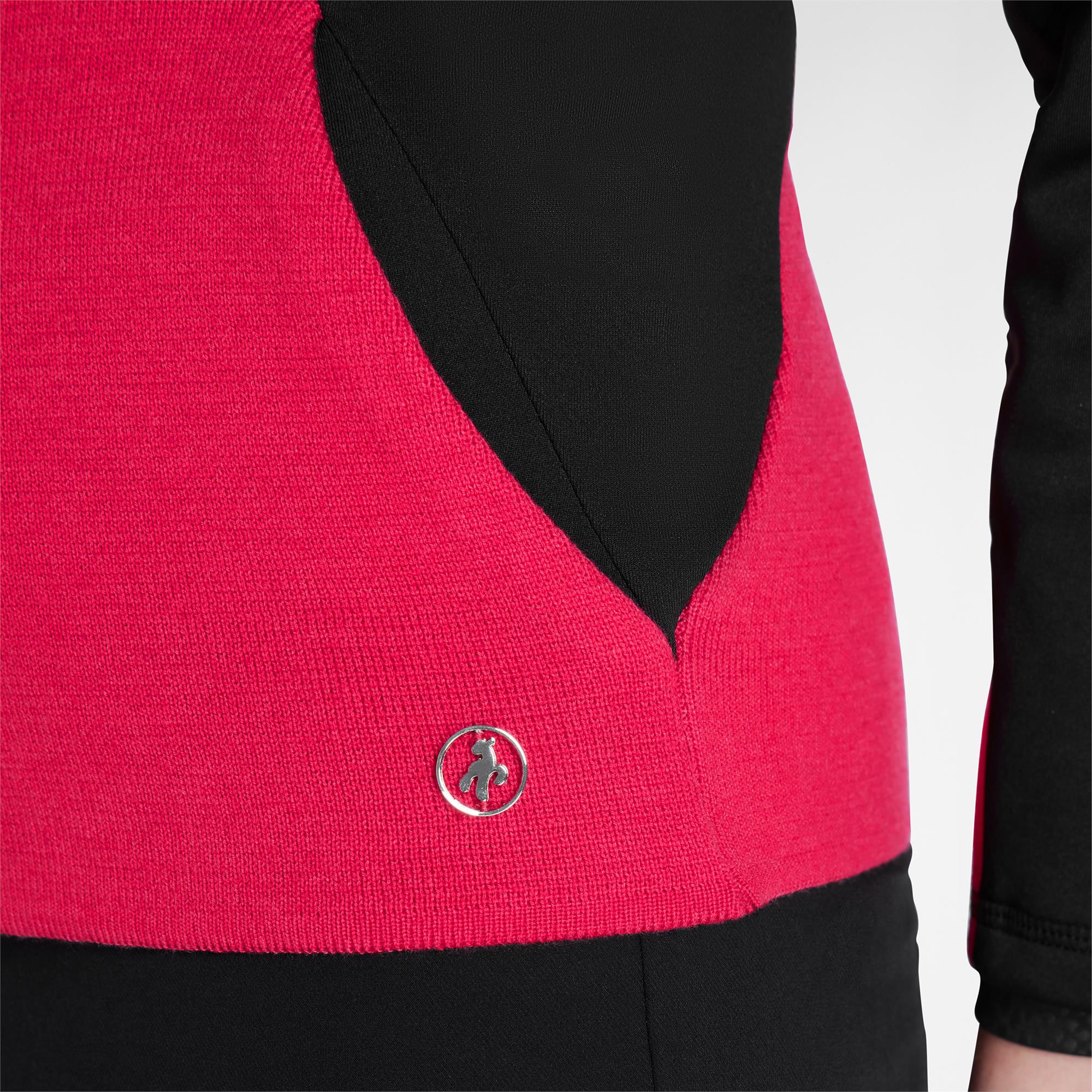 Green Lamb Kira Full Zip Hybrid Ladies Golf Jacket Pink/Black